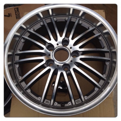 ขายแม็กใหม่ล้อโชว์ VIP สีเทาขอบเงา ขอบ17 5 รู114 ราคา 8,500 บาทถูก