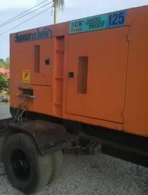 ขายเครื่องปั่นไฟ  125 kva    ราคา 450,000  บาท