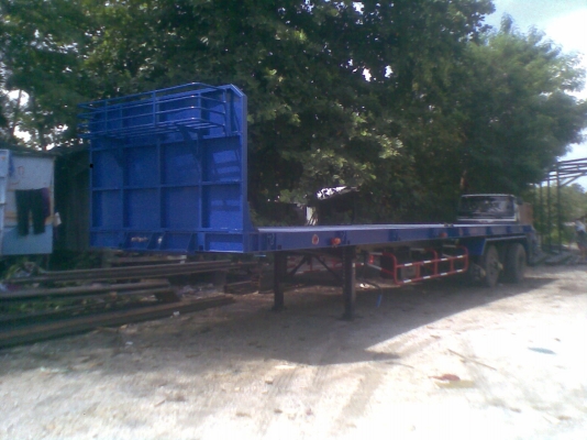 รถใหม่3เพลาพื้นเรียบใกล้เสร็จแล้วรุ่นใหม่