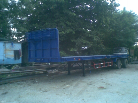 รถใหม่3เพลาพื้นเรียบใกล้เสร็จแล้วรุ่นใหม่