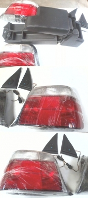 ขายไฟท้ายE36คอมแพ็คขาวแดงสวยๆ  และมีกันสาดประตูแท้ของ E46