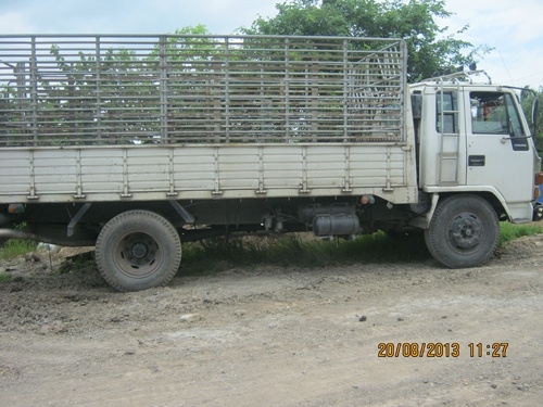 ขายรถบรรทุกหกอีซูซูร็อคกี้ เครื่อง 6BG1-T เสื้อส้มเทอร์โบ 210 แรงม้า