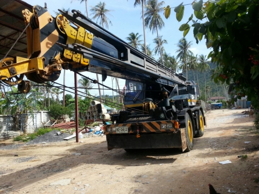 ขายรถเครน 4 ล้อ 25 ตัน Tadano M5 เอกสารเล่มทะเบียนพร้อมโอน เซฟตี้ครบ มีกล้อง มีแอร์ บูมเอวแน่น ปี 1991