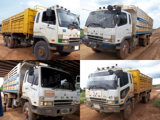 ขาย มิตซู 260 แรง ยูโรทู M627  / พ่วง 18 ล้อดั๊ม (  มี 5 พ่วง! )