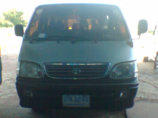 ขาย รถตู้ โตโยต้า ปี2000 หัวจรวด ไฟตาเพชร ราคาคุยกันได้ค่ะ