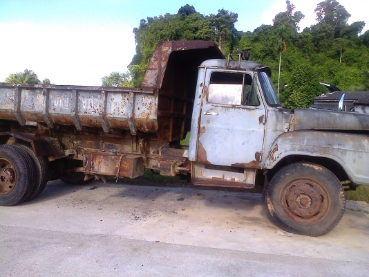 6ล้อดั้ม หัวยาวISUZU125แรง ปี*2530 ดั้มเรือ เฟืองท้ายฟูโซ่...ทนทาน ยาง900-20