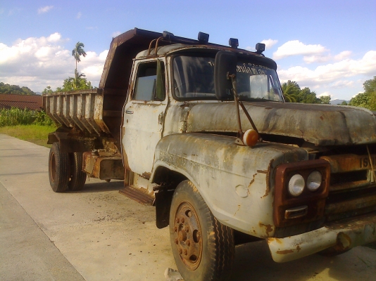 6ล้อดั้ม หัวยาวISUZU125แรง ปี*2530 ดั้มเรือ เฟืองท้ายฟูโซ่...ทนทาน ยาง900-20