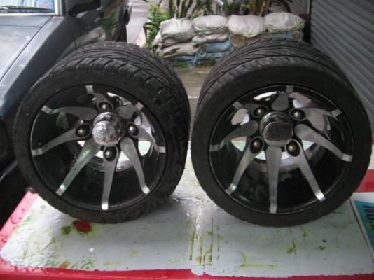 ขาย ล้อแม็ก ATV แต่ง ขอบ 12 พร้อมยาง 4 วง ราคา 9,500 และ ขาย ล้อแม็ก ATV แต่ง ขอบ 10 พร้อมยางสภาพสวย มี 3 วง ราคาวงล่ะ 3,000