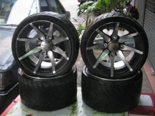 ขาย ล้อแม็ก ATV แต่ง ขอบ 12 พร้อมยาง 4 วง ราคา 9,500 และ ขาย ล้อแม็ก ATV แต่ง ขอบ 10 พร้อมยางสภาพสวย มี 3 วง ราคาวงล่ะ 3,000