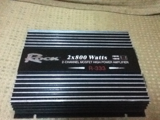 ขายแอมป์ Rock รุ่น R-333(2ch) ใช้ได้ปกติ 1000.-
