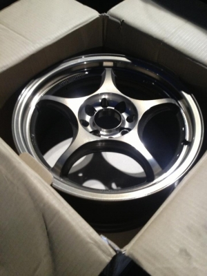 ล้อ 5 ZIGEN งานk-speed ขอบ15กว้าง6.5 4/100 สวๆยเลยครับ