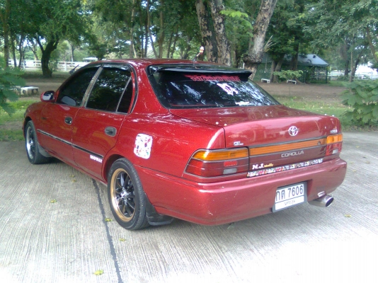 ขาย TOYOTA 3 ห่วง เครื่องหัวฉีด 1500 efi ปี 92 พร้อมเครื่องเสียงชุดใหญ่ สนใจโทรสอบถาม 089-8295500