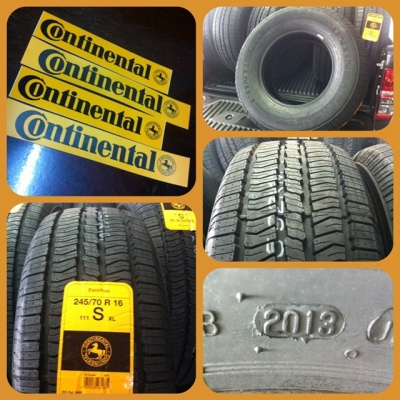 ยางใหม่ Continental ขนาด 245-70-16  ดอก  HT ปี 13 ราคาโดนๆ