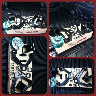 ขายชุดยกปีกนก 3 นิ้ว สำนัก AUTO 4WD เฮียตือ สำหรับ วีโก้ 4x2 ตัวเตี้ย สภาพ95\%