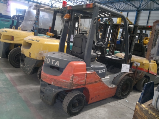 ขายรถฟอร์คลีฟท์ TOYOTA  8FD20 สองตัน เสา3 เมตรดีเซลออโต้ ปี2012 รถสภาพดีครับ ใช้งานได้เลยไม่ต้องแต่งเพิ่ม ติดต่อมานะ 085-9049669