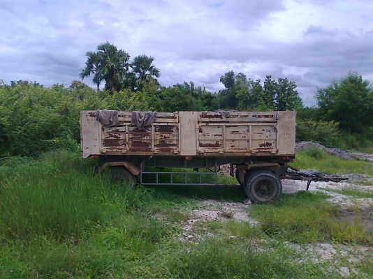 หางพ่วงแบบดั้ม อู่สุโขทัย หางปี 46 หางพ่วงสวย มีทะเบียนครบ