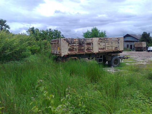 หางพ่วงแบบดั้ม อู่สุโขทัย หางปี 46 หางพ่วงสวย มีทะเบียนครบ