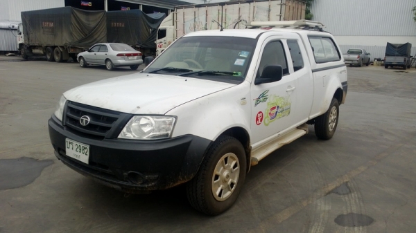 ขายด่วนๆ รถกระบะ TATA แค๊ป ปี 2010  พร้อมหลังคาแครี่บอย ถังแก๊สจากโรงงาน 3 ถัง