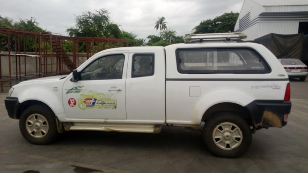 ขายด่วนๆ รถกระบะ TATA แค๊ป ปี 2010  พร้อมหลังคาแครี่บอย ถังแก๊สจากโรงงาน 3 ถัง