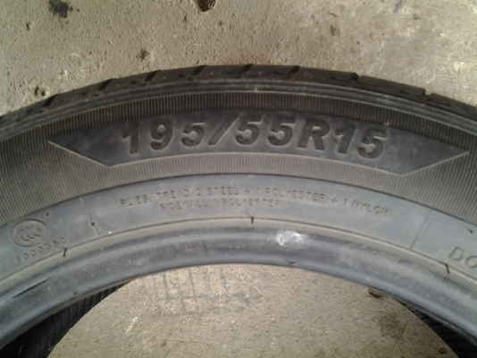 ยางรถเก๋งขอบ  15   ราคาถูก   4  เส้น