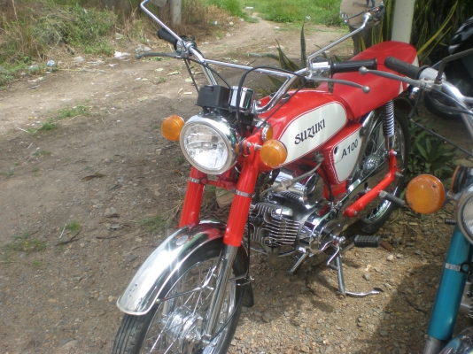 A100 (สีเเดง) สภาพประกวด มีเล่มทะเบียน ราคา 26,500