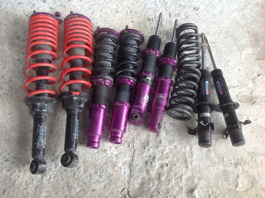 ขายโช้คแต่ง D2ทั้งชุด สตัทปรับเกลียว ปรับได้หลายระดับ ปรับหนืด ปรับกระบอก พร้อมอุปกรณ์ปรับ