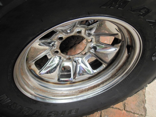 ล้อTE37ขอบ 16/ กระทะเหล็ก+ยาง 255/85/16