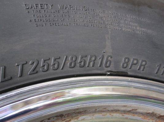 ล้อTE37ขอบ 16/ กระทะเหล็ก+ยาง 255/85/16