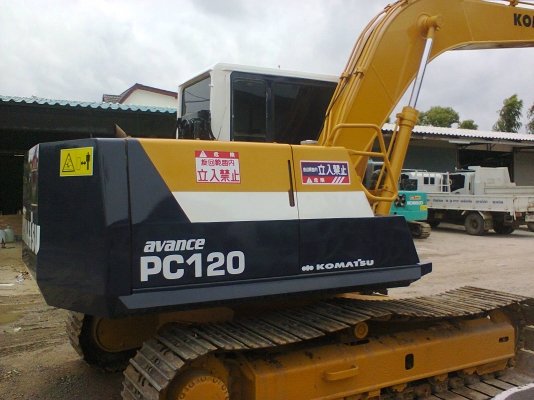 ขาย แม๊คโค KOMATSU  PC120 รุ่น 5   4 สูบเทอร์โบ ไฟฟ้าครบ