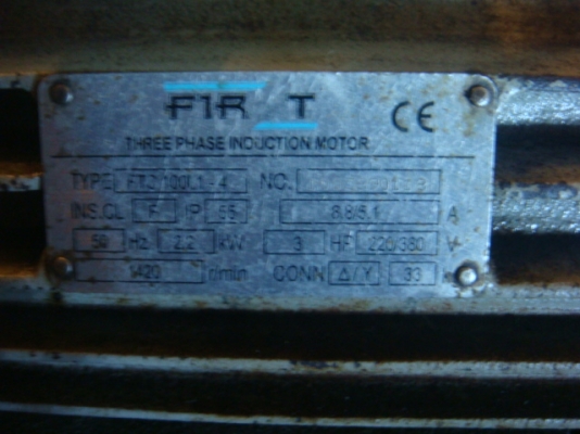 ขายมอร์เตอร์3แรง3เฟลสอิตาลี่ไม่เคยซ่อมสุดประหยัด