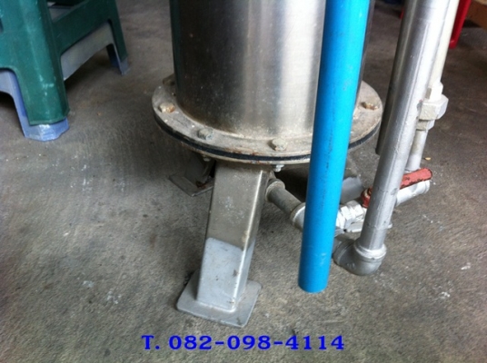 ถังกรองน้ำสแตนเลส 304 พร้อมสารกรอง ถังกรองน้ำสแตนเลส 304 พร้อมสารกรอง