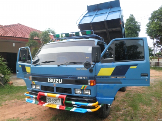 ขาย!!!! รถดั้ม isuzu npr 115hp Fหน้า-หลัง คัสซีไม่มีหัก ไม่มีดาม พวงมาลัยเพาวเวอร์ แอร์เย็น ราคาต่อรองได้นิดหน่อย ดั้มต่อใหม่ เจ้าของขายเอง