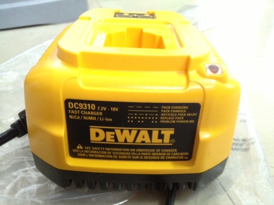 แท่นชาร์จ DeWALT DC9310 7.2V-18V Lithium Ion Charger 120V Made in Thailand