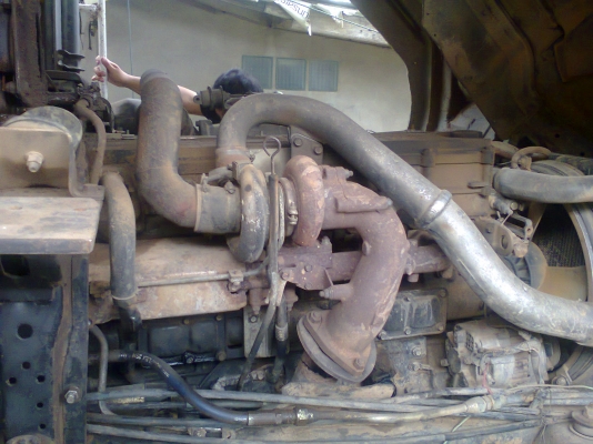 MITSUBISHI FN527M TFxxxx เครื่องเทอร์โบอินเตอร์ 225 แรงม้า 2 เพลา ดัมพ์