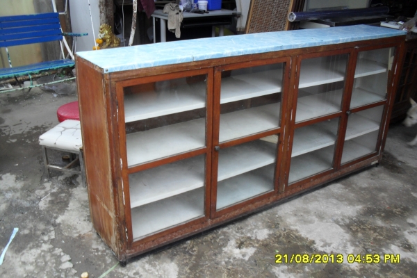 ขายตู้โชว์ไม้สักโบราณ ขายตู้โชว์ไม้สักโบราณ