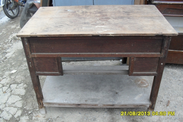 ขายโต๊ะโบราณไม้สักทอง