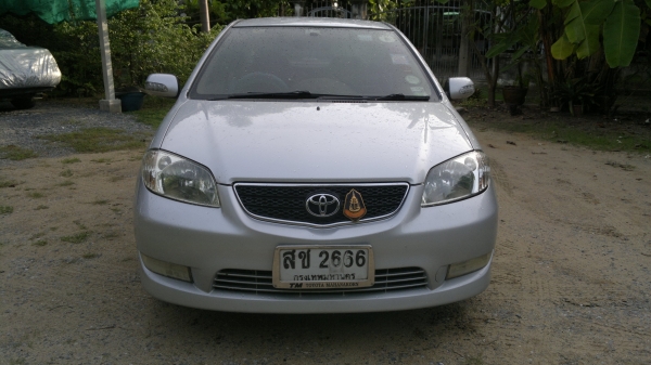 ขายวีออส ตัวE ปี06 เครื่อง1.5 เกียร์ออโต้ ติดแก๊สหัวฉีด ดิสเบรค4ล้อ