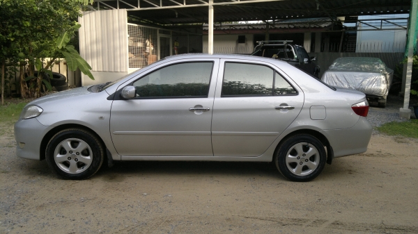 ขายวีออส ตัวE ปี06 เครื่อง1.5 เกียร์ออโต้ ติดแก๊สหัวฉีด ดิสเบรค4ล้อ