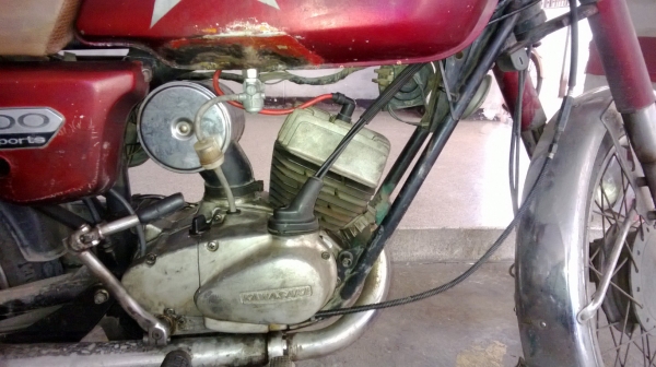 ขายมอเตอร์ไซต์ Kawasaki G7 ทะเบียนเต็ม