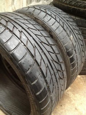 ขายยางNitto nt555 215-35-18 ปี10 ดอก95\% หายากมี1คู่