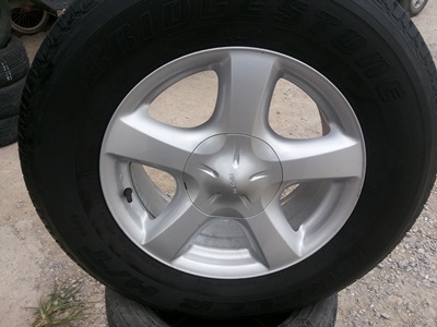 ขายแม็กIsuzu D-MAX V-Crossพร้อมยาง265/65/17 BRIDGESTONE 1 ชุด