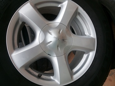 ขายแม็กIsuzu D-MAX V-Crossพร้อมยาง265/65/17 BRIDGESTONE 1 ชุด