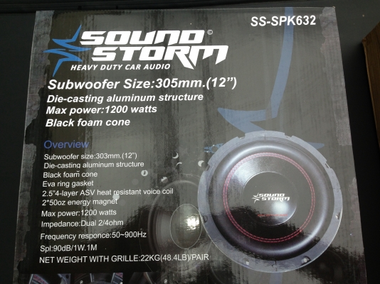 ขายซับเบส1คู่ วอยซ์คู่ หน้า12 ยีห้อ SOUNO STORM ราคา 3200