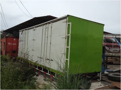 ขายตู้10บานขนาด 7.2 m.x2.4m.x2.5m.