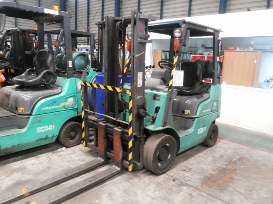 รถฟอร์คลิฟท์เครื่องยนต์LPG ขนาด 1.5ตัน Mitsubishi รุ่น:FGE15T ซีเรียล:F25C-58347 ปี:2007
