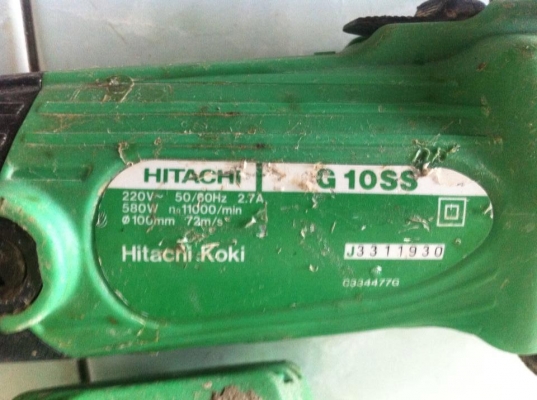 เลื่อยวงเดือน และ เครื่องเจียรไฟฟ้า HITACHI พร้อมใช้งานถ ถูกๆ