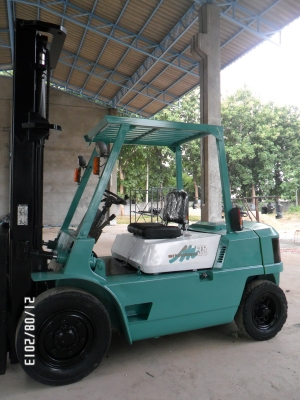 ขายรถยกโฟร์คลิฟท์ขนาด3.5ตันMITSUBISHIเสาสูง4.5เมตรเกียร์ออโต้สวยมาก