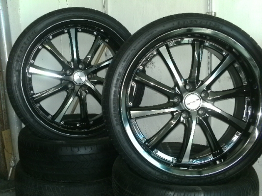 ขายล้อแม็กพร้อยมยาง 20 แบล๊คโครม