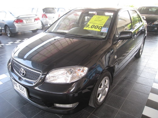 TOYOTA VIOS 1.5 E เกียร์ออโต้ ปี 2005 สีดำ สภาพสวยใช้เงินออกรถแค่ 9,000 บาท รวมประกันชั้น 3 แล้ว