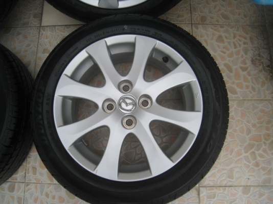 ขายล้อแม็ก Mazda 2 15"x6" et45 4รู100 +ยางปี4512 ล้อแม็กมีรอยอยู่ 2วงตามรูปครับ  สนใจติดต่อเล็กคลองสามครับ (081-3747940)